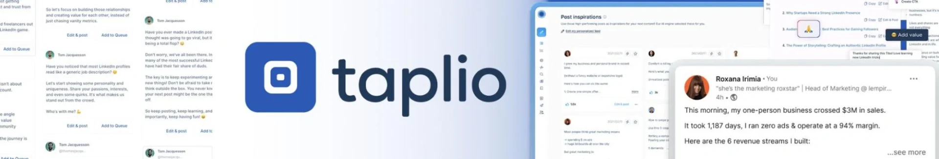 Taplio LinkedIn automation tool Taplio LinkedIn automation tool